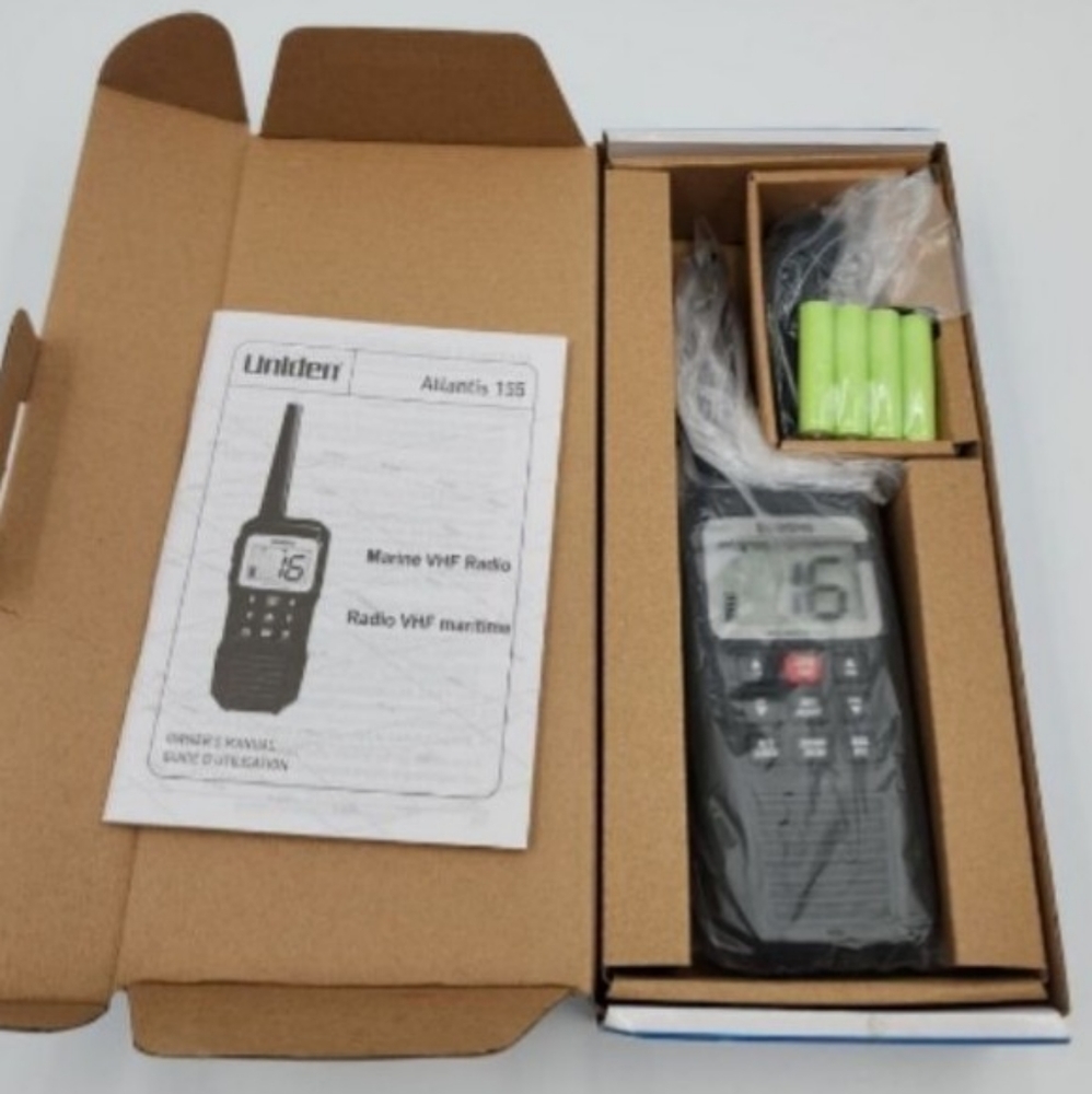 SALE - Uniden ATLANTIS 155 Floating Handheld 2-Way VHF Marine Radio